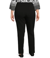 Allison Daley Plus Size Straight Leg Pull-On Pants