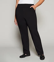 Allison Daley Plus Size Straight Leg Pull-On Pants