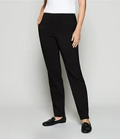 Allison Daley Stretch Pull-On Straight Leg Pants