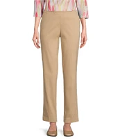 Allison Daley Stretch Pull-On Straight Leg Pants