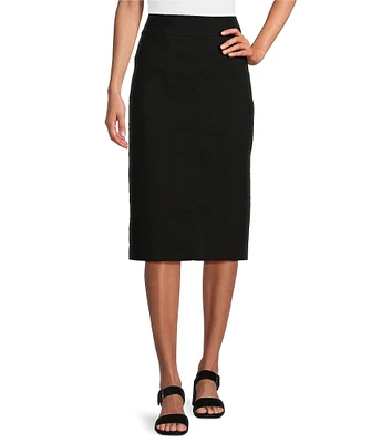 Allison Daley Stretch Pull-On Pencil Skirt