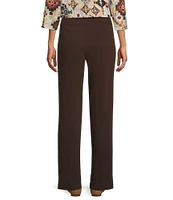 Allison Daley Tech Stretch Elastic Waist Straight Leg Pant