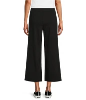 Allison Daley Wide Leg Patch Pocket Stretch Pull-On Crop Pants