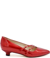 Amalfi Alfa Patent Leather Strappy Pumps