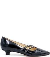 Amalfi Alfa Patent Leather Strappy Pumps