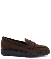 Amalfi Eolo Suede Penny Loafers