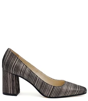 Amalfi Falco Line Striped Pumps