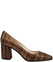 Amalfi Falco Line Striped Pumps