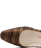 Amalfi Falco Line Striped Pumps