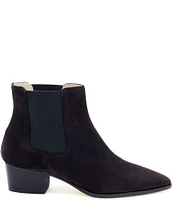 Amalfi Pernice Suede Chelsea Booties