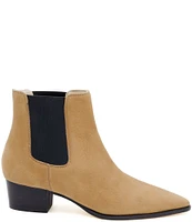 Amalfi Pernice Suede Chelsea Booties