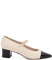 Amalfi Pluto Leather Mary Jane Pumps