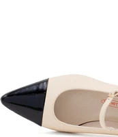 Amalfi Pluto Leather Mary Jane Pumps