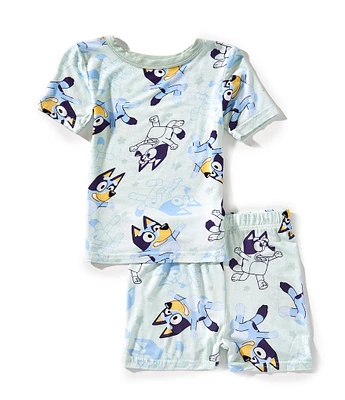AME Little Boys 2T-4T Happy Bluey Short-Sleeve Pajama T-Shirt & Shorts Set