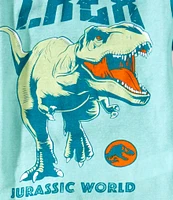 AME Little Boys 2T-4T Jurassic World T-REX 4-Piece Pajama Set