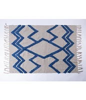 Amity Home Acadia, Tribal Print Tasseled Throw Blanket