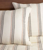 Amity Home Flinn Classic Stripe Linen Euro Sham