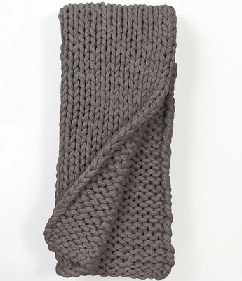 Amity Home Gage Cable Knit Throw Blanket