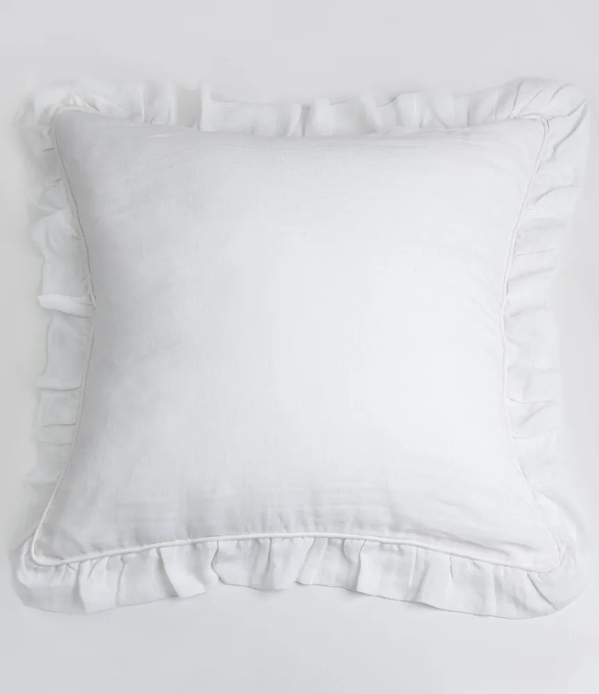 Amity Home Kiya Ruffled Border Euro Sham