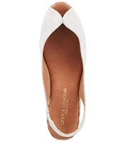 Andre Assous Audrey Fabric Espadrille Wedge Peep Toe Sandals