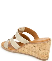 Andre Assous Bentley Featherweight Stretch Cork Wedge Sandals