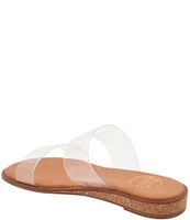 Andre Assous Galia Vinyl Wedge Slide Sandals