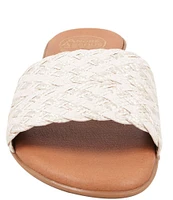 Andre Assous Nahala Raffia Braided Slide Sandals