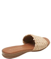 Andre Assous Nahala Woven Raffia Slide Sandals