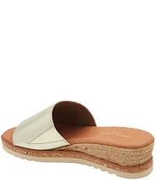 Andre Assous Nessie Leather Espadrille Wedge Sandals