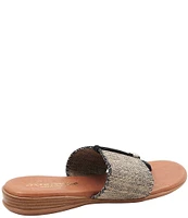 Andre Assous Nice Slip-On Linen Thong Sandals