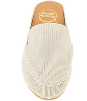 Andre Assous Nolah Metallic Knit Mules