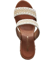 Andre Assous Nolita Raffia Espadrille Wedges