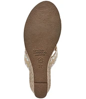 Andre Assous Nolita Raffia Espadrille Wedges