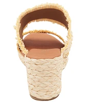 Andre Assous Nori Raffia Espadrille Wedge Sandals