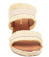 Andre Assous Nori Raffia Espadrille Wedge Sandals