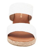 Andre Assous Nori Stretch Raffia Espadrille Sandals