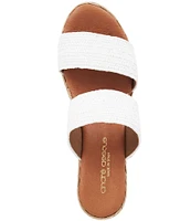 Andre Assous Nori Stretch Raffia Espadrille Sandals