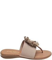 Andre Assous Novalee Featherweights™ Elastic Leather Fringe Thong Sandals