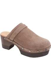 Andre Assous Olivia Suede Platform Clogs