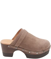 Andre Assous Olivia Suede Platform Clogs