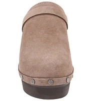 Andre Assous Olivia Suede Platform Clogs