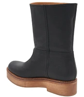 Andre Assous Palmer Leather Platform Mid Boots