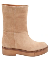 Andre Assous Palmer Suede Platform Mid Boots