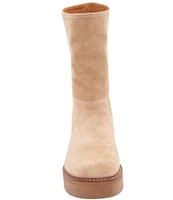 Andre Assous Palmer Suede Platform Mid Boots