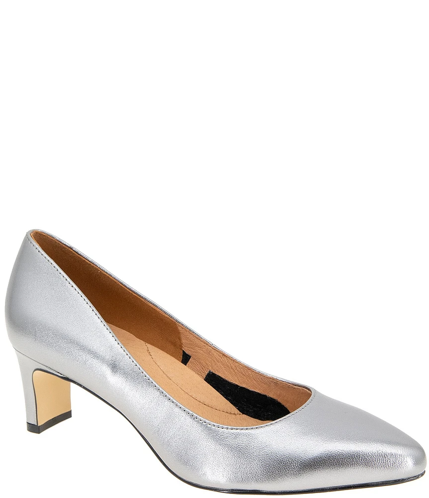 Andre Assous Wynne Metallic Leather Pumps