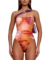 Andrea Iyamah Tika Strapless Ruched One Piece Swimsuit