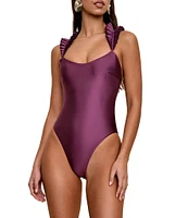 Andrea Iyamah Tisi Detachable Cross Over Back Strap One Piece Swimsuit