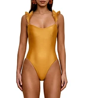 Andrea Iyamah Tisi Detachable Crossover Back Strap One Piece Swimsuit