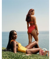 Andrea Iyamah Tisi Detachable Crossover Back Strap One Piece Swimsuit