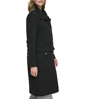 Andrew Marc Sport Almedia Wool Blend Single Breasted Walker Coat